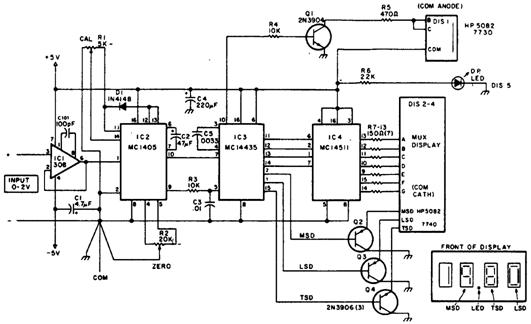 Цифровой вольтметр постоянного тока для диапазона 0—2 В Цифровой вольтметр постоянного тока для диапазона 0—2 В