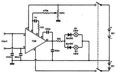 Схема индикации нулевого напряжения