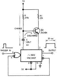 Схема 30-секундной задержки после запуска