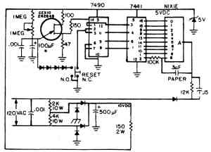 10-минутный таймер с цифровым знаковым индикатором 10-минутный таймер с цифровым знаковым индикатором