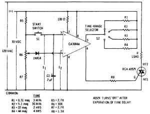 4-часовой таймер, управляющий симистором 4-часовой таймер, управляющий симистором