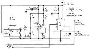  Моностабильный таймер 555 с длительной задержкой