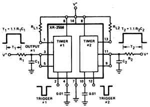 Схема с двумя независимыми задержками Схема с двумя независимыми задержками