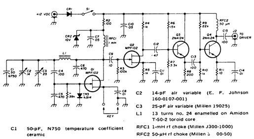 Генератор перестраиваемой частоты 20-метрового диапазона Генератор перестраиваемой частоты 20-метрового диапазона